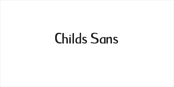 Childs Sans Logo