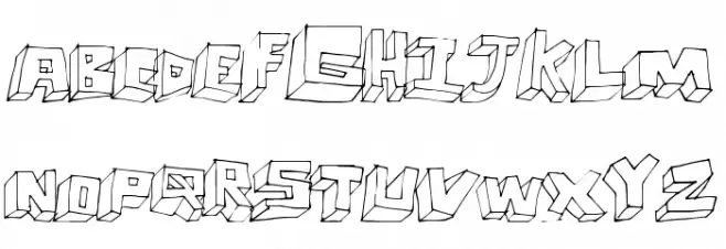ChildsPerspective 字体 大写