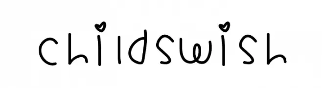 ChildsWish  Frei Schriftart Herunterladen