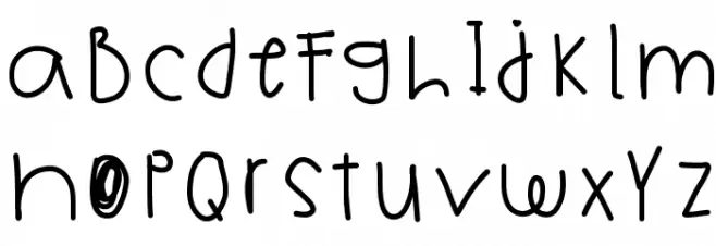 ChildsWish Шрифта ВЕРХНИЙ