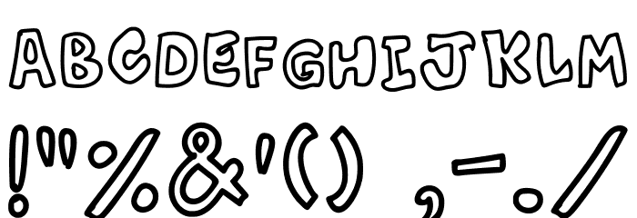 Childscribble By Reka Regular Font OTHER CHARS