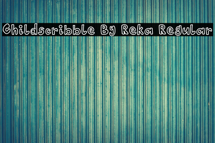 Childscribble By Reka Regular Example 1