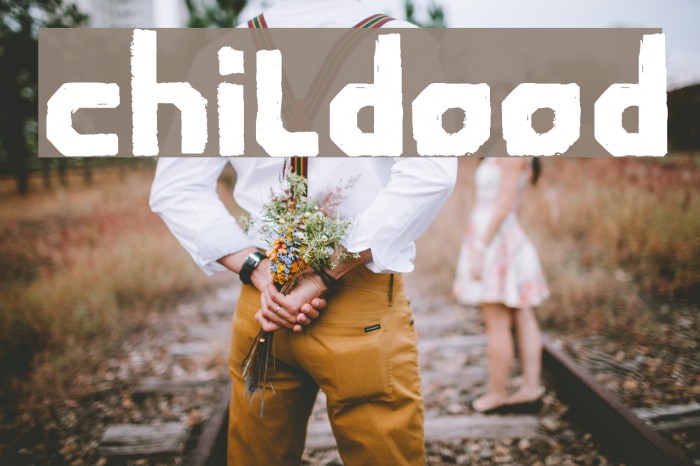 Childwood Font examples