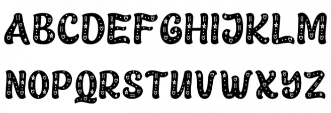 Childzone-Regular 字体 大写