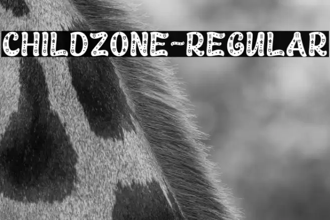 Childzone-Regular Font examples