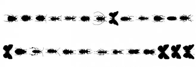 ChileanBugs फ़ॉन्ट लोअरकेस