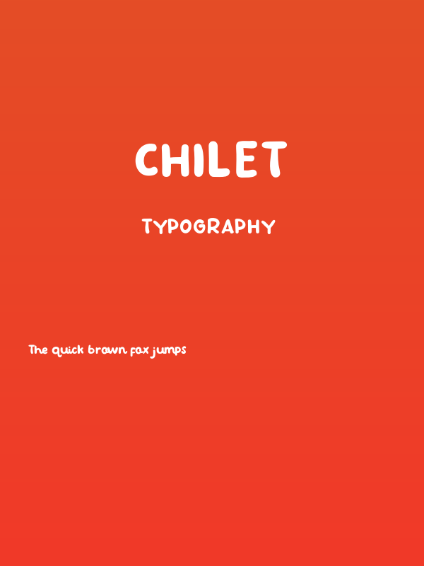 Chilet Poster