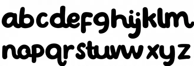 Chilet Schriftart Kleinbuchstaben