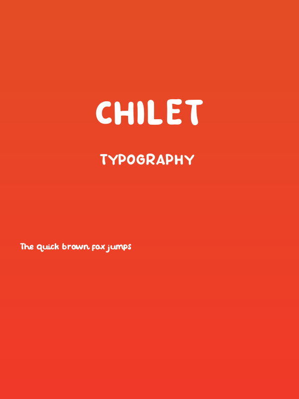 Chilet Poster