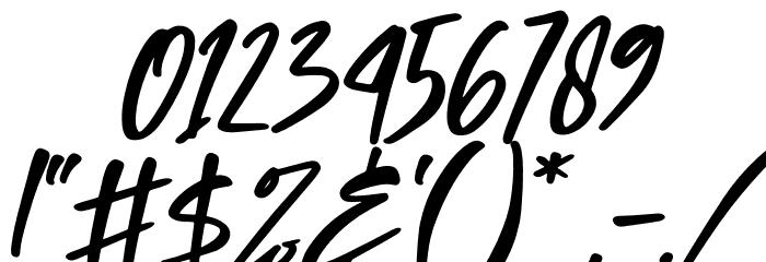 Chilhood Italic Font OTHER CHARS