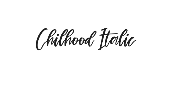 Chilhood Italic Logo