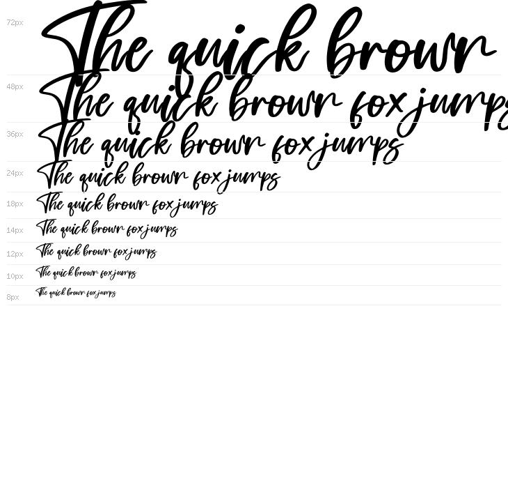 Chilhood Italic Waterfall