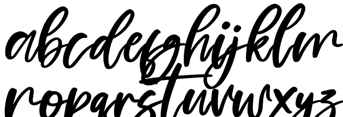 Chilhood Italic Font LOWERCASE