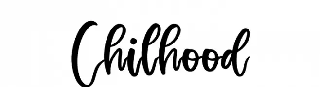 Chilhood  Frei Schriftart Herunterladen