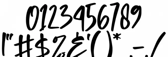 Chilhood Font OTHER CHARS