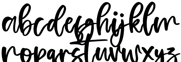 Chilhood Font LOWERCASE