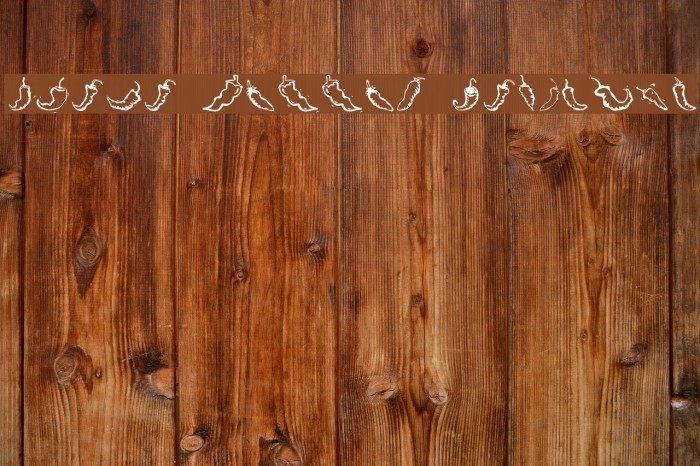 Chili Pepper Dingbats Example 2