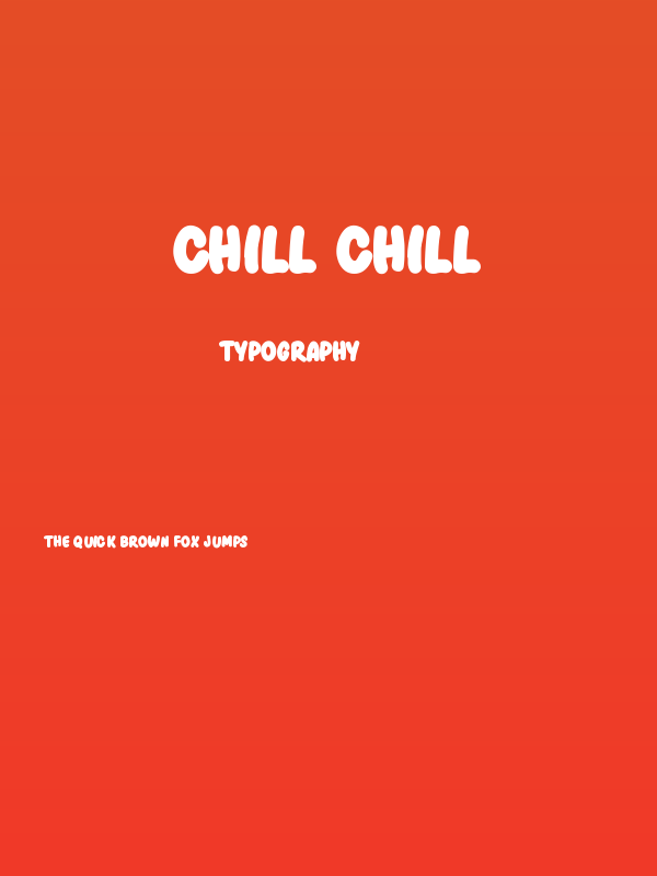 Chill Chill Poster