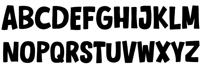 Chill Chirp フォント 大文字