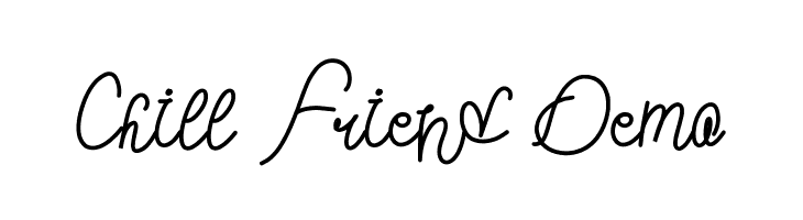 Chill Friend Demo  Fuentes Gratis Descargar