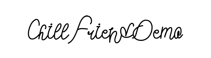 Chill Friend Demo  免费字体下载