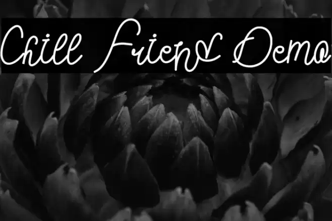 Chill Friend Demo Font examples