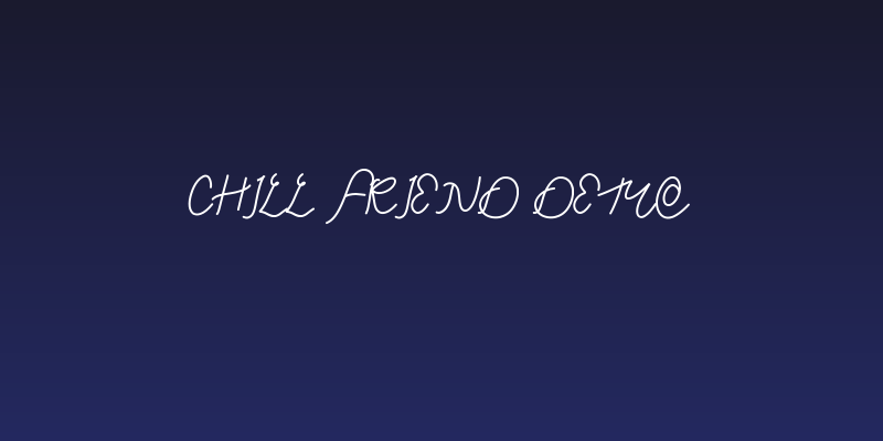 Chill Friend Demo Social Header