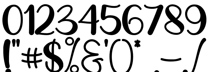 Chill Rabit - Personal Use Font OTHER CHARS
