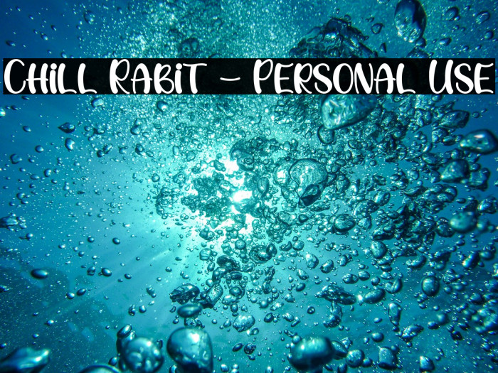 Chill Rabit - Personal Use Example 1