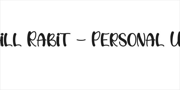 Chill Rabit - Personal Use Logo