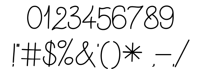 Chilldranety Font OTHER CHARS