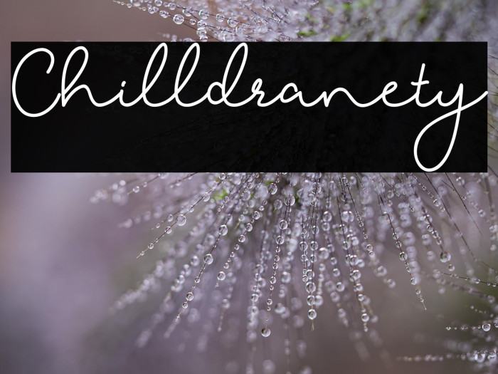 Chilldranety Example 2