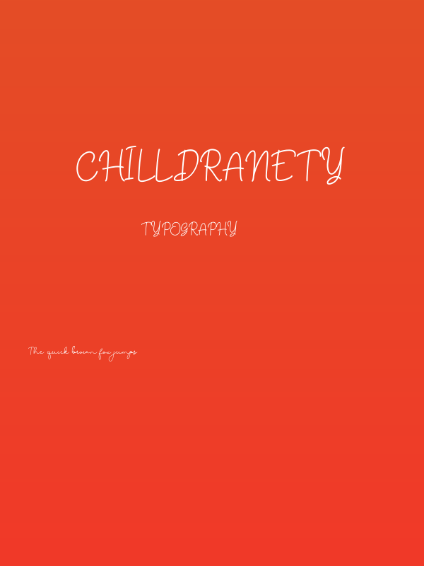 Chilldranety Poster