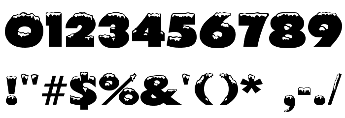 Chilled Regular Font OTHER CHARS