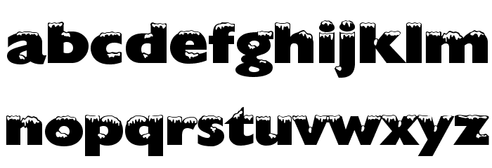Chilled Regular Font LOWERCASE