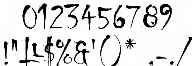 Chiller LET Plain:1.0 Schriftart Anderer Schreiben