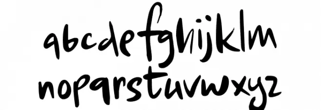 Chillerz DEMO Regular Font LOWERCASE