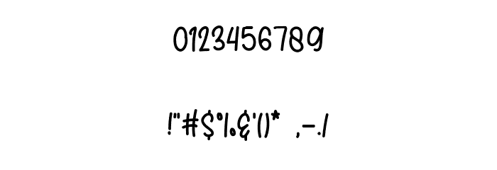 Chillhop Font OTHER CHARS
