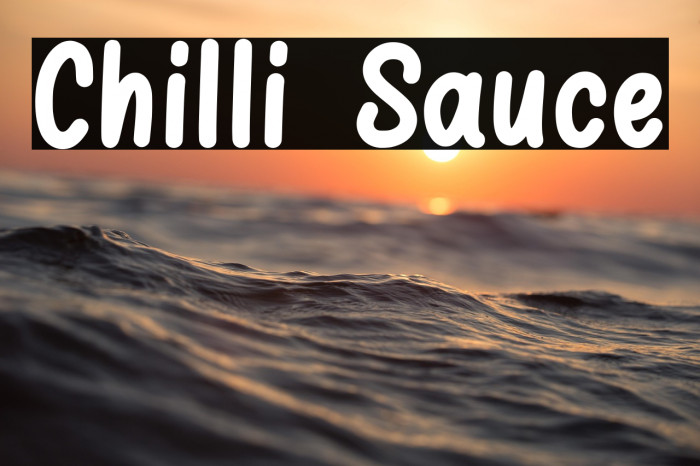 Chilli Sauce Example 2