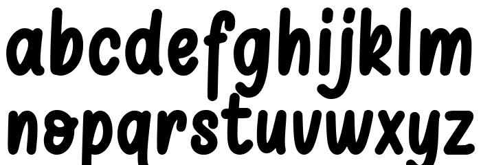 Chilli Sauce Font LOWERCASE