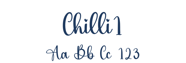 Chilli1 Font Preview