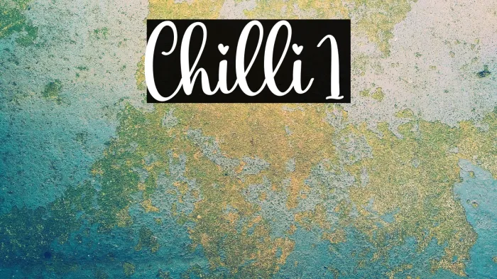 Chilli1 Example 2