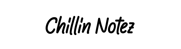 Chillin Notez  font caratteri gratis