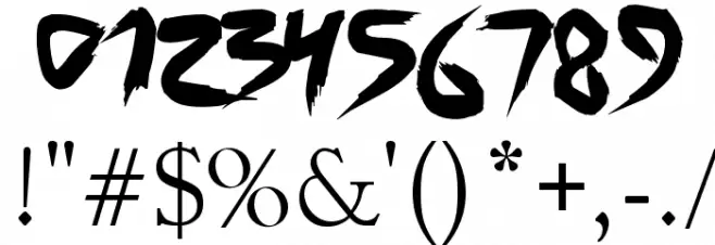 Chilling Sabrina Font OTHER CHARS