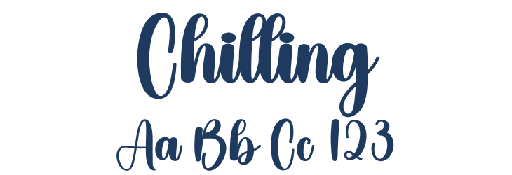Chilling Font Preview