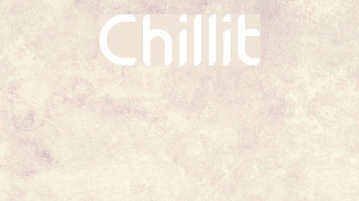 Chillit Font examples