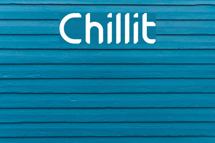 Chillit Font examples