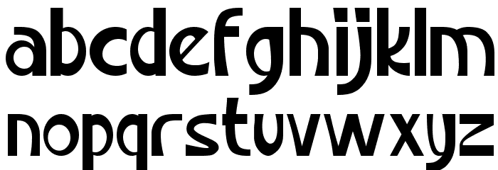 Chillok Font LOWERCASE