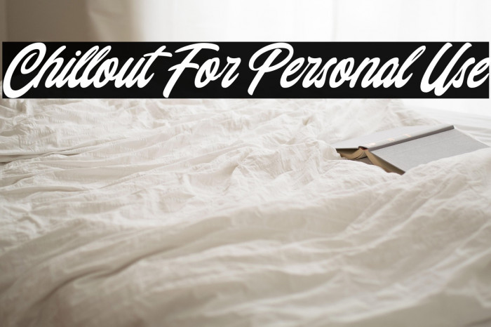 Chillout [For Personal Use] Example 1