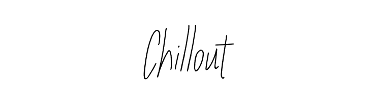 Chillout  Frei Schriftart Herunterladen